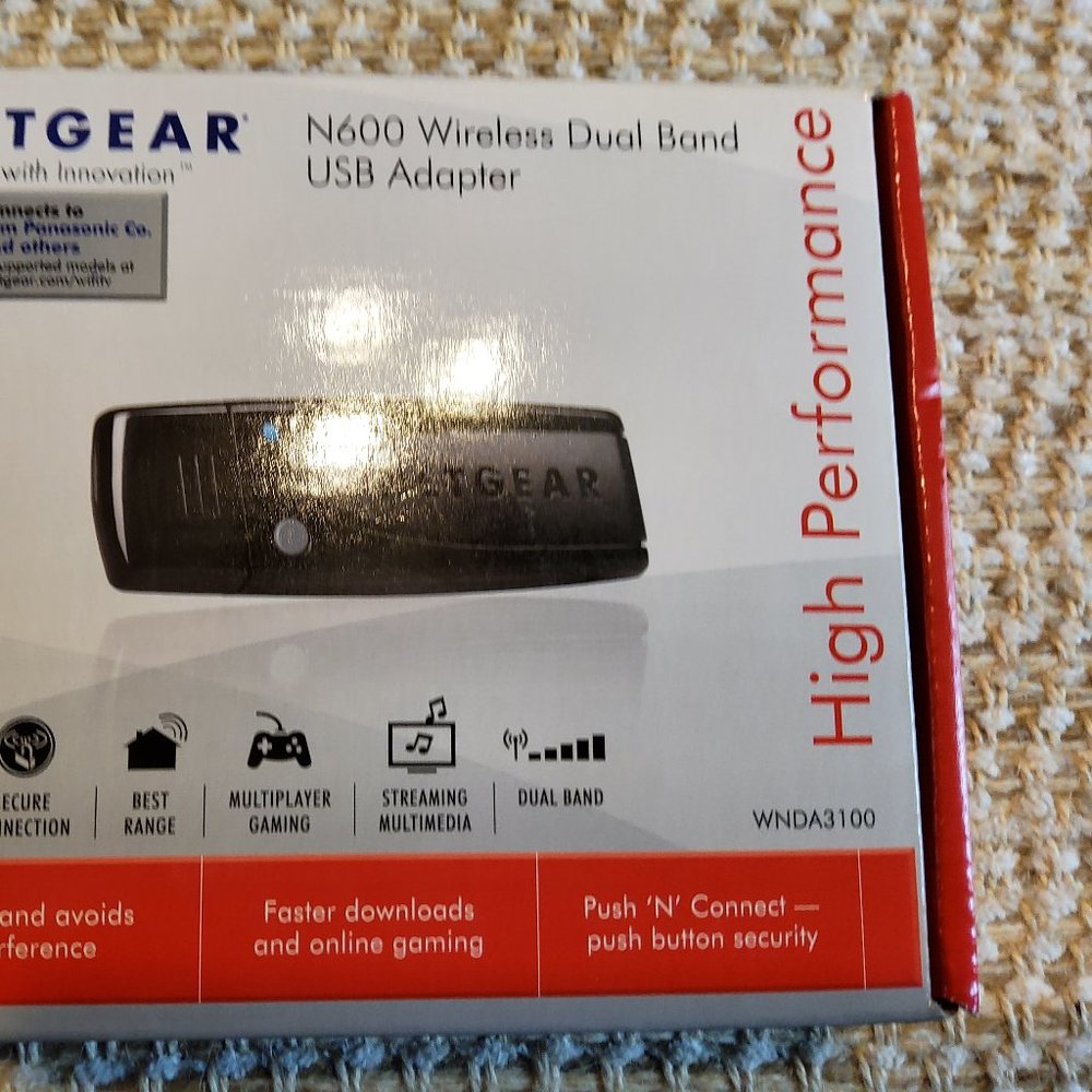 N600 wireless dual band USB adapter